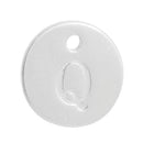 10 Letter Q Alphabet Charms Silver Plated Monogram, double sided round disc letter charms, dot charms, 12mm, (1/2") chs2562