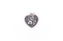 Angel HEART Sterling Silver Charm Pendant,  pms0227