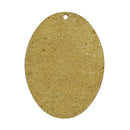 10 Gold Brass Stardust Charm Pendants, OVALS, 38mm x 28mm, chg0369