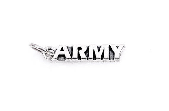 ARMY Sterling Silver Charm Pendant,  pms0121