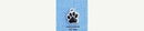 1 silver plated enamel BLACK PAW Print Charm  che0302