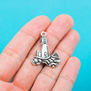 2 LIGHTHOUSE and OCEAN Charm Pendants . chs0266