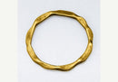20 CIRCLE RING Gold Tone Metal Charm Connectors  22mm chg0001