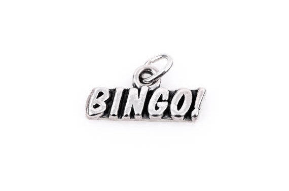 BINGO Sterling Silver Charm Pendant,  pms0110