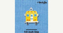 1 silver plated enamel YELLOW SCHOOL Bus Charm  che0296