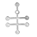 5 VODKA Molecule Chemistry Charms, Silver Tone Charm Pendants, Science Charms, 30x22mm, chs2385