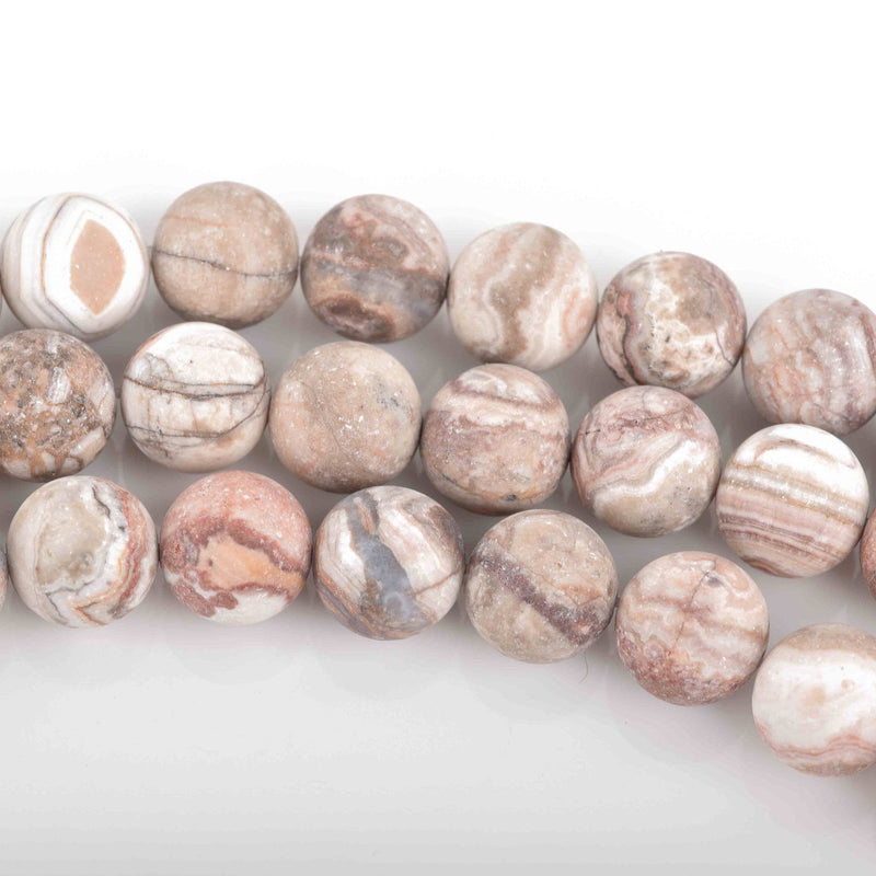 10mm DESERT JASPER Round Beads, Smooth Matte Frosted Round Gemstone Beads, full strand, 37 beads per strand, gja0184