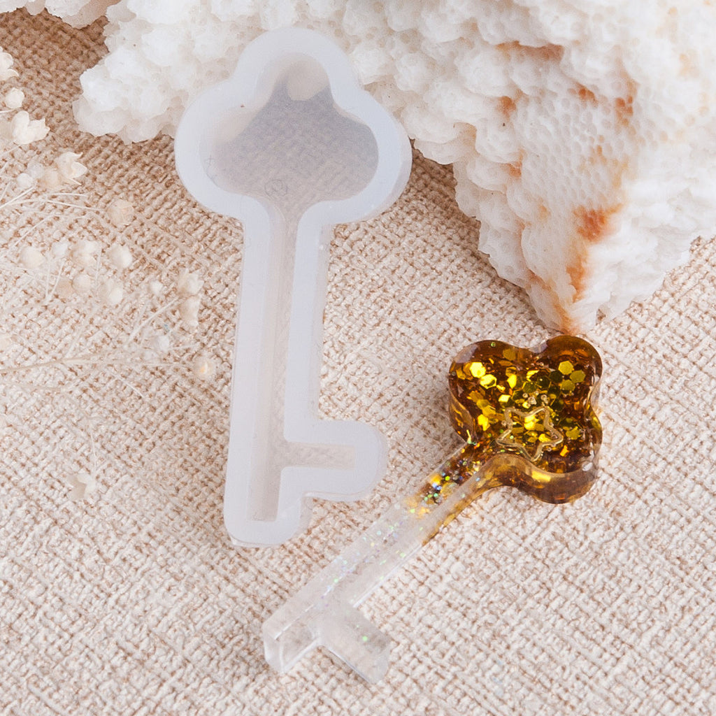 2 RESIN KEY Molds, Silicone Mold to make key 35x13mm (1-3/8