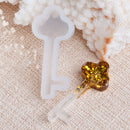 2 RESIN KEY Molds, Silicone Mold to make key 35x13mm (1-3/8" x 1/2") charm pendants or cabochons soap mold, clay mold, reusable,  tol0724