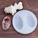 TEARDROP OVAL RESIN Mold, Silicone Mold to make teardrop pendants, reusable, makes 2 shapes, tol0699