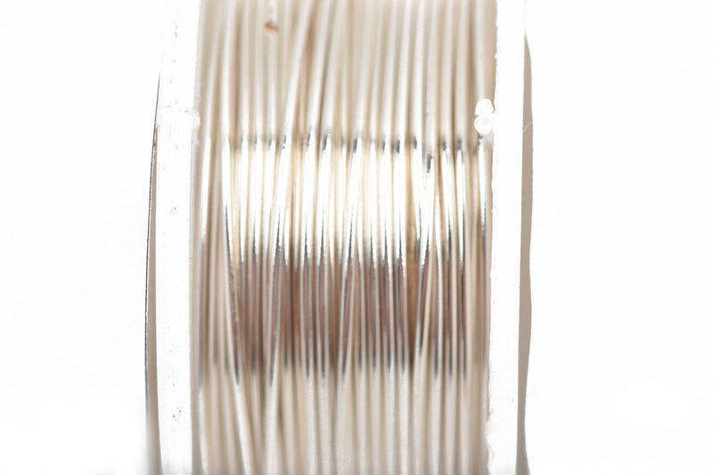 ParaWire Craft Wire Silver-Plated Copper Craft Wire - 20 Gauge 6 Yards With Anti-Tarnish Coating Tarnish Resistant Jewelry Making Wire ParaWire Craft Wire Silver-Plated Copper Craft Wire - 20 Gauge 6 Yards With Anti-Tarnish Coating Tarnish Resistant Jewelry Making Wire