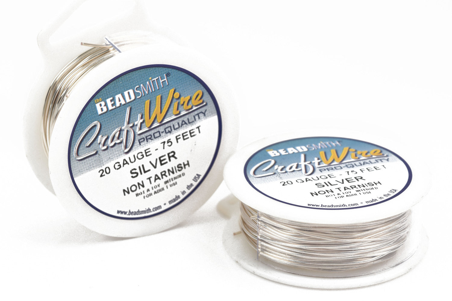 20 gauge SILVER CRAFT WIRE, Tarnish Resistant Craft Wire, wire wrappin