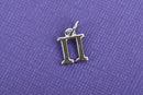4 PI Letter Silver Plated Charms, Greek Letter, Sorority Sister Charms, Silver Plated Pendant, 1/2" tall includes jump ring, chs3009