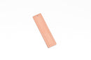 5 Copper Border Rectangle Charms, metal stamping blanks, 46x12mm, 18 gauge, msb0410