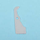 10 ALUMINUM DELAWARE State Stamping Blanks, Shape of State, Design Metal Stamping Blanks, 35x13mm, 20 gauge, msb0420