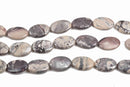35x25mm Porcelain Jasper Oval Beads, gemstone beads, full strand, 11 beads, gja0158