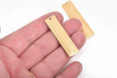 5 Brass Border Rectangle Stamping Blanks, Rectangle Gold Brass Stamping Charms, metal stamping blanks, 46x12mm, 18 gauge, msb0427