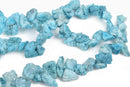 Druzy Quartz Rough Nugget Beads, gemstone DRUZY AGATE Geode Beads, Turquoise Blue with AB sparkle, half strand, gdz0201