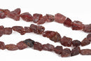 GARNET NUGGET Beads, Rough Gemstone Beads, 7mm to 12mm Nugget Gemstones, full strand, about 40-45 beads, gga0014