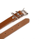 5 TAN LEATHER Pet Collar Blanks, 3/4" wide