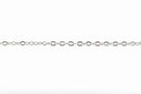 1 yard (3 feet) of STAINLESS STEEL CABLE Link Chain, fine chain, thin chain, oval soldered links are 2mm x 1mm  fch0611a