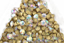 50 ss26 Chaton Crystals, CLEAR AB, Point Back Rhinestones, 5.6mm,  Grade A quality, cry0194