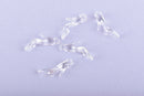 30 Clear HIGH HEEL Shoe Charms, Transparent Acrylic Cinderella Shoe Charms, 25mm (1") chs2996