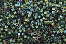 Size 15/0 Miyuki Delica Seed Beads, Metallic Teal, Color DBS0027, 7 grams, bsd0033