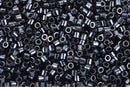 Size 15/0 Miyuki Delica Seed Beads, Gunmetal, Color DBS0001, 7 grams, bsd0038