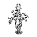 10 SCARECROW FARMING Charms, Antique Silver Tone Pendant Charms, 32x21mm, chs2781