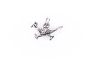 ROADRUNNER BIRD Sterling Silver Charm Pendant,  pms0064