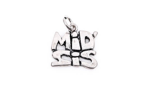 MID SIS Sterling Silver Charm Pendant,  pms0111