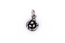 Small 3D BIRD Nest Sterling Silver Charm Pendant,  pms0171