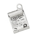 8 Antique Silver Graduation DIPLOMA Charm Pendants  chs1457