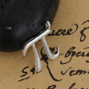 5 PI Letter Silver Plated Charms, Greek Letter Pi, Sorority Sister, Fraternity, Big/Little Gift, Silver Plated Pendant, 3/4" tall chs2774