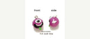 3D Handpainted Purple ONE-Eyed Monster Resin Charm   cha0111