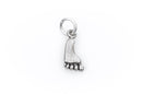 Small FOOT Sterling Silver Charm Pendant,  pms0201