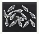 50 Transparent Acrylic SPIKE POINT Charms cha0056