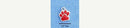 RED PAW Print Charm, silver plated with enamel, about 3/8" wide che0305
