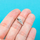 10 Pewter ARROWHEAD Charm Pendants 16mm x7mm  chs0226