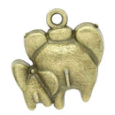 10 Bronze Tone MOMMY and BABY Elephant  Charms Pendants  chb0261
