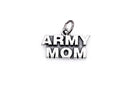 ARMY MOM Sterling Silver Charm Pendant,  pms0120