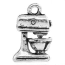 10 Silver Tone Metal KITCHEN MIXER Charm Pendants 16mm x 11mm . chs1153