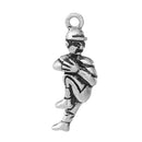 5 Silver Plated Baseball Pitcher Charm, chs1967