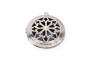 2 Bronze Filigree Picture/ Photo Locket Frame Pendant (Fits 24mm on inside) chb0208