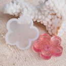 2 RESIN Flower MOLDS, Silicone Mold to make flower 30mm (1-3/16") charm pendants or cabochons reusable, tol0722