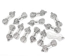 6 Silver Metal YARN CHARMS or Pendants . chs0210