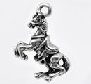 5 Silver Metal BUCKING BRONCO Horse Charms or Pendants   chs0832