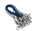 ROYAL BLUE Cell Phone Charm Cords with Lobster Clasps . 10 pieces fin0332
