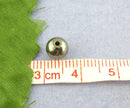 6mm Round MAGNETIC HEMATITE Gemstone Beads . 30 beads ghe0074